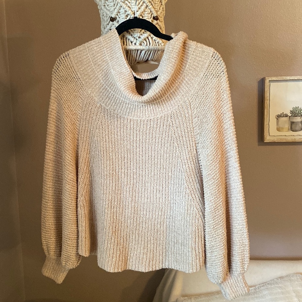 Free People Mock Neck Sweater